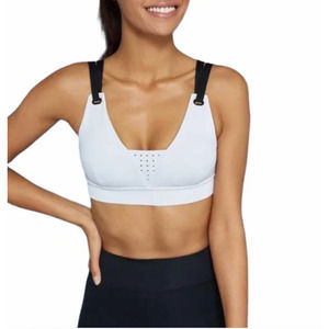NEW DLC Bandier Combat Sports Bra in White